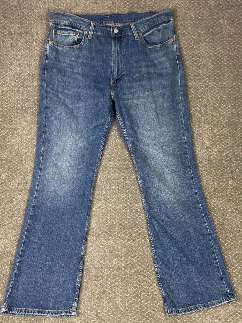 Levi's 527 Boot Cut Jeans Mens 36x32 Fits 37x32 Blue Stretch bootcut